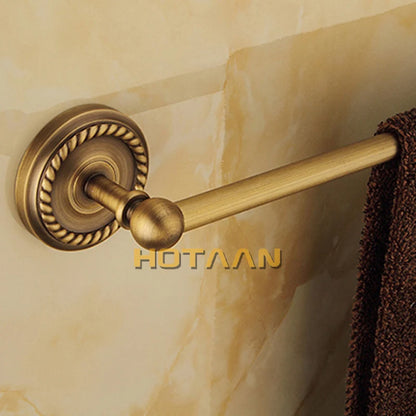 Solid Brass Bathroom Robe Hook Paper Holder Towel