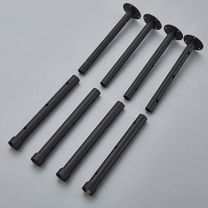 40 80cm High Pressure Led Shower Head Black