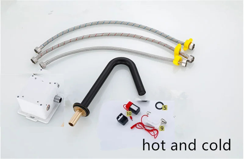 Tuqiu Smart Touch Bathrooomfaucet Gold Automatic Sensor Basin