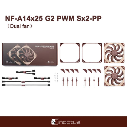 Noctua Nf-A14x25 G2 Pwm Case Fan 140mm Heat