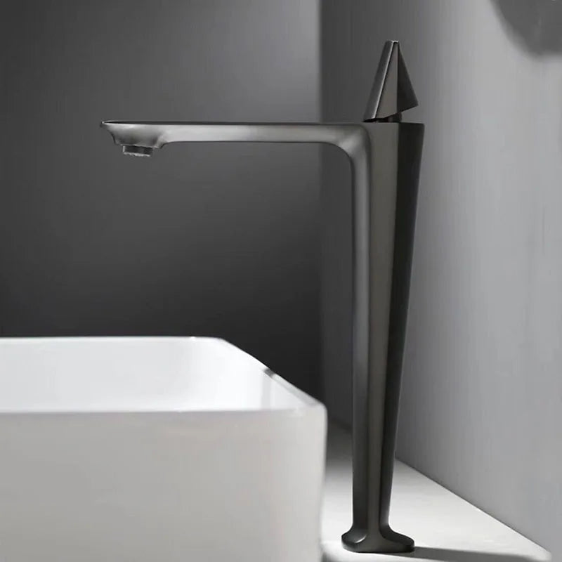 Kemaidi Rose Gold Bathroom Basin Sink Faucet Square