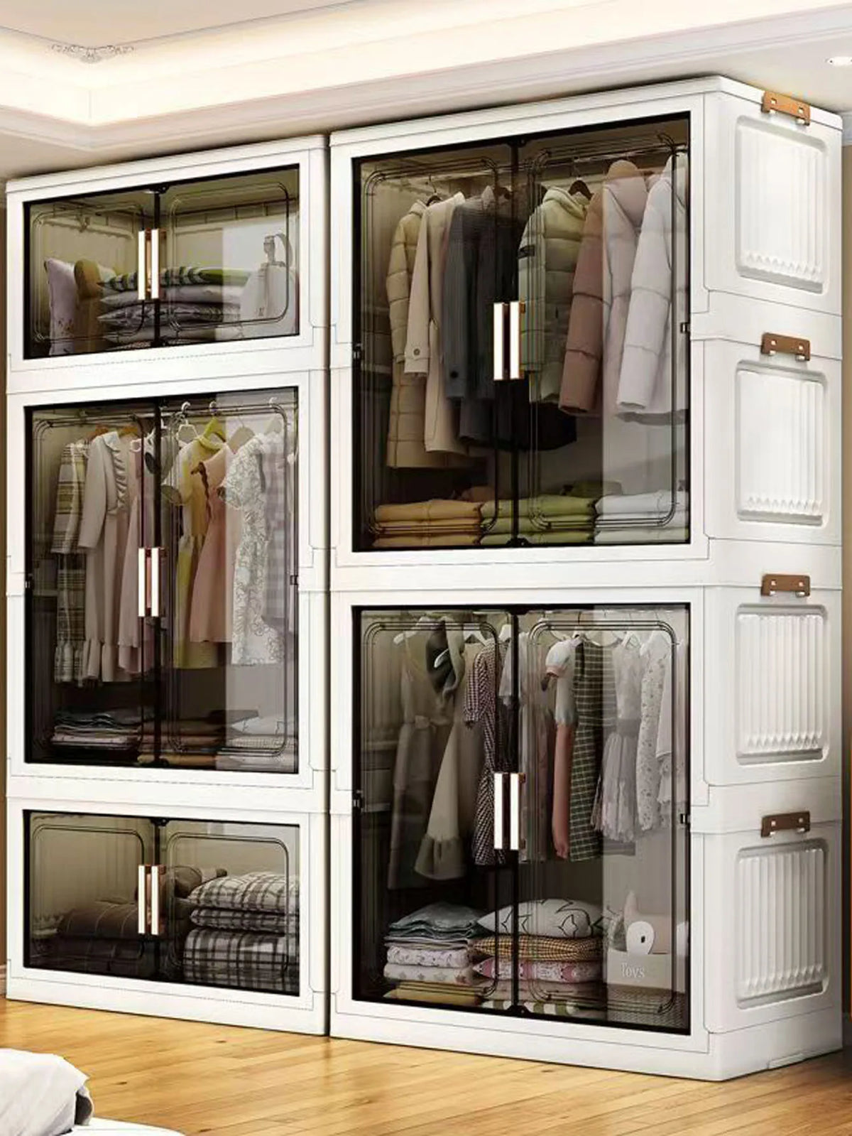 Multi-Functional Folding Storage Cabinet Doors Office Bathroom