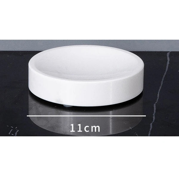 Volakos White Natural Marble Bathroom Minimalism Soap Dispenser