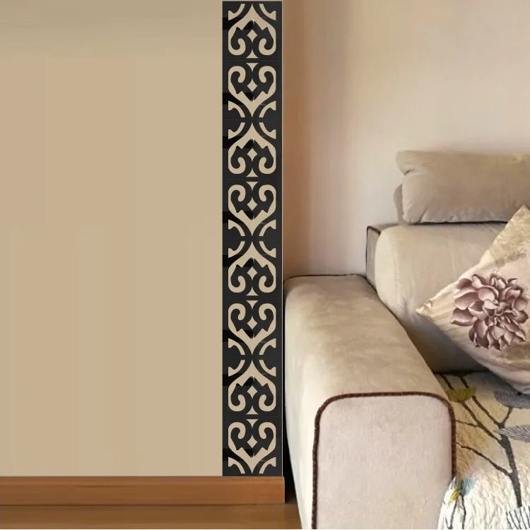 5/10cm Acrylic Wall Mirror Sticker Adhesive Living Room