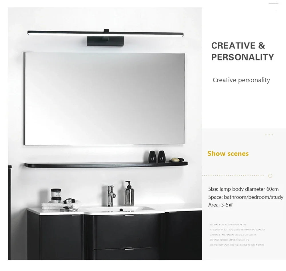 Modern Led Wall Light Bathroom Hardwares Wall Lamp