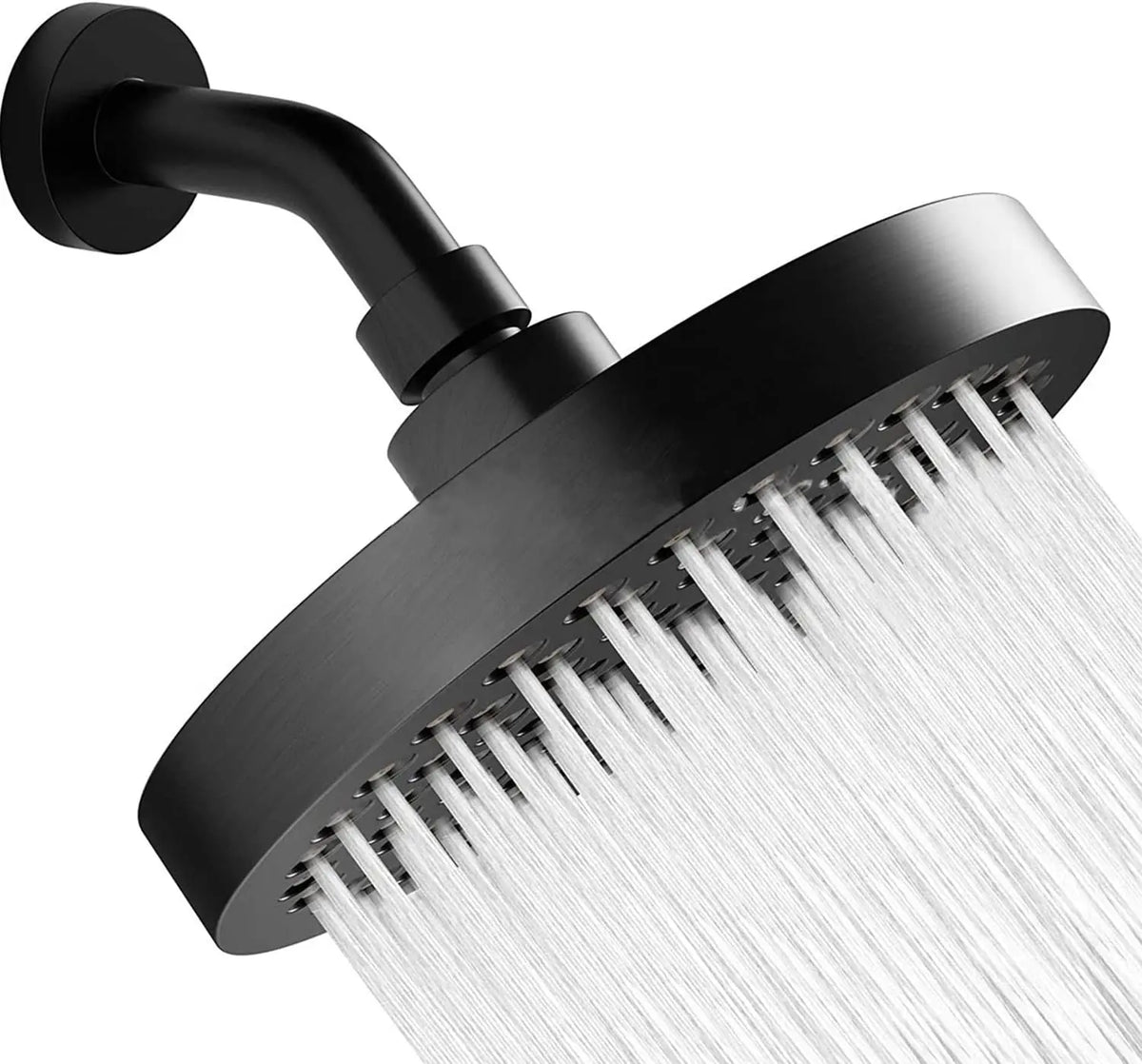 Inches High Pressure Rain Shower Head Arm 1min