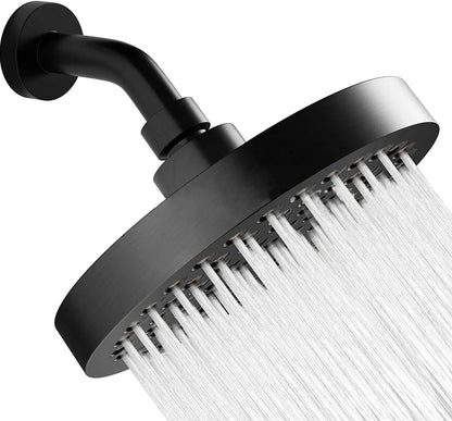 Inches High Pressure Rain Shower Head Arm 1min
