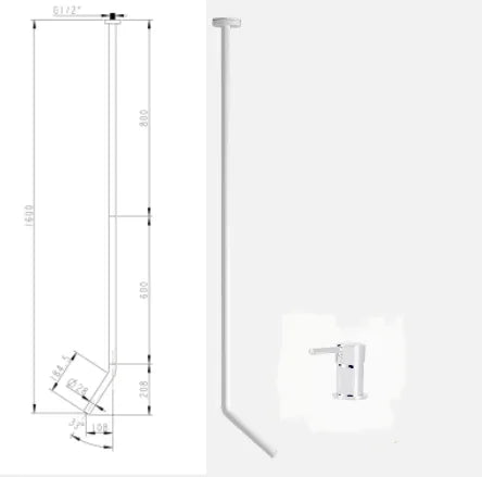 Ceiling Faucet Wall Style Bathroom Mixer Cold Ceiling