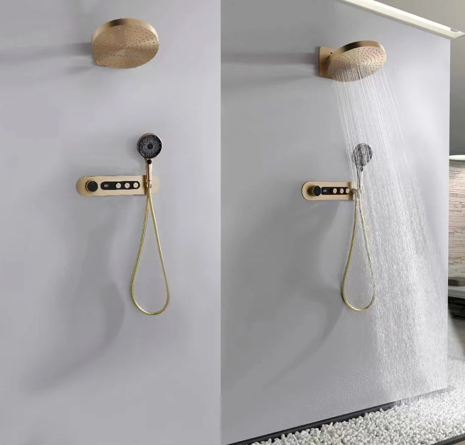 Vgx Concealed Thermostatic Shower System Temperature Digital