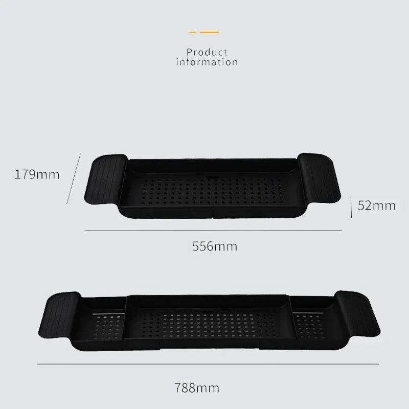 Bathtub Shelf Extendable Bathroom Bathtub Tray Shower Caddy