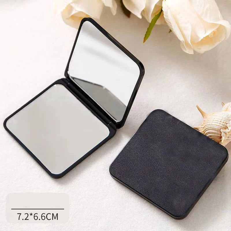 2-Face Makeup Mirror Square Cute Girl Gift Hand