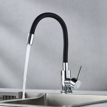 Rotatable Universal Bending Sink Cold Dual-Use Faucet 304