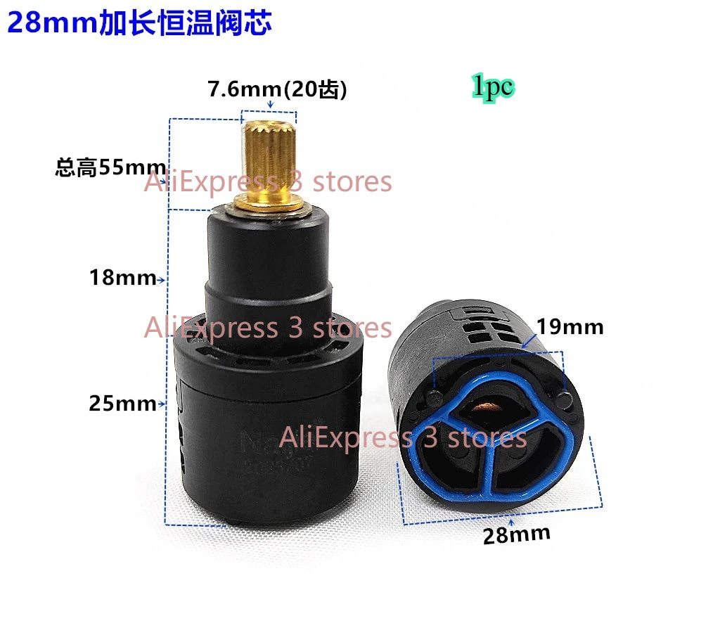 1pcs 28mm/35mm/40mm Water Mixer Tap Faucet Cartridge Ceramic