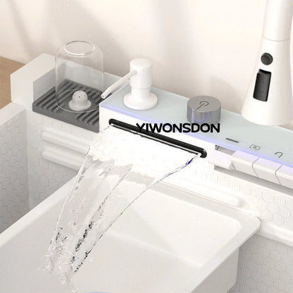 Nano Black Sink Large Slot Integrated Digital Display