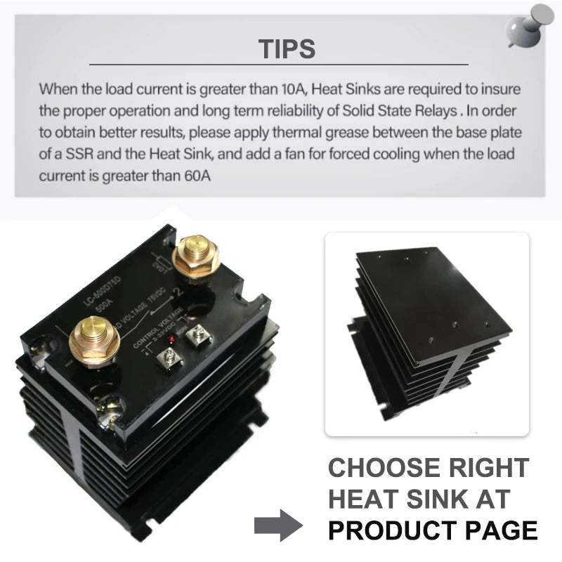 Dc Control Dc Solid State Relay 3-32vdc Control