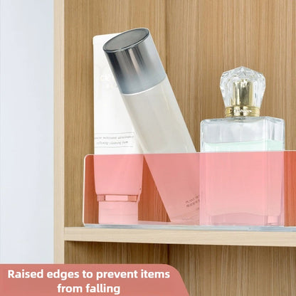 Acrylic L-Shaped Bathroom Mirror Cabinet Baffle - Gap
