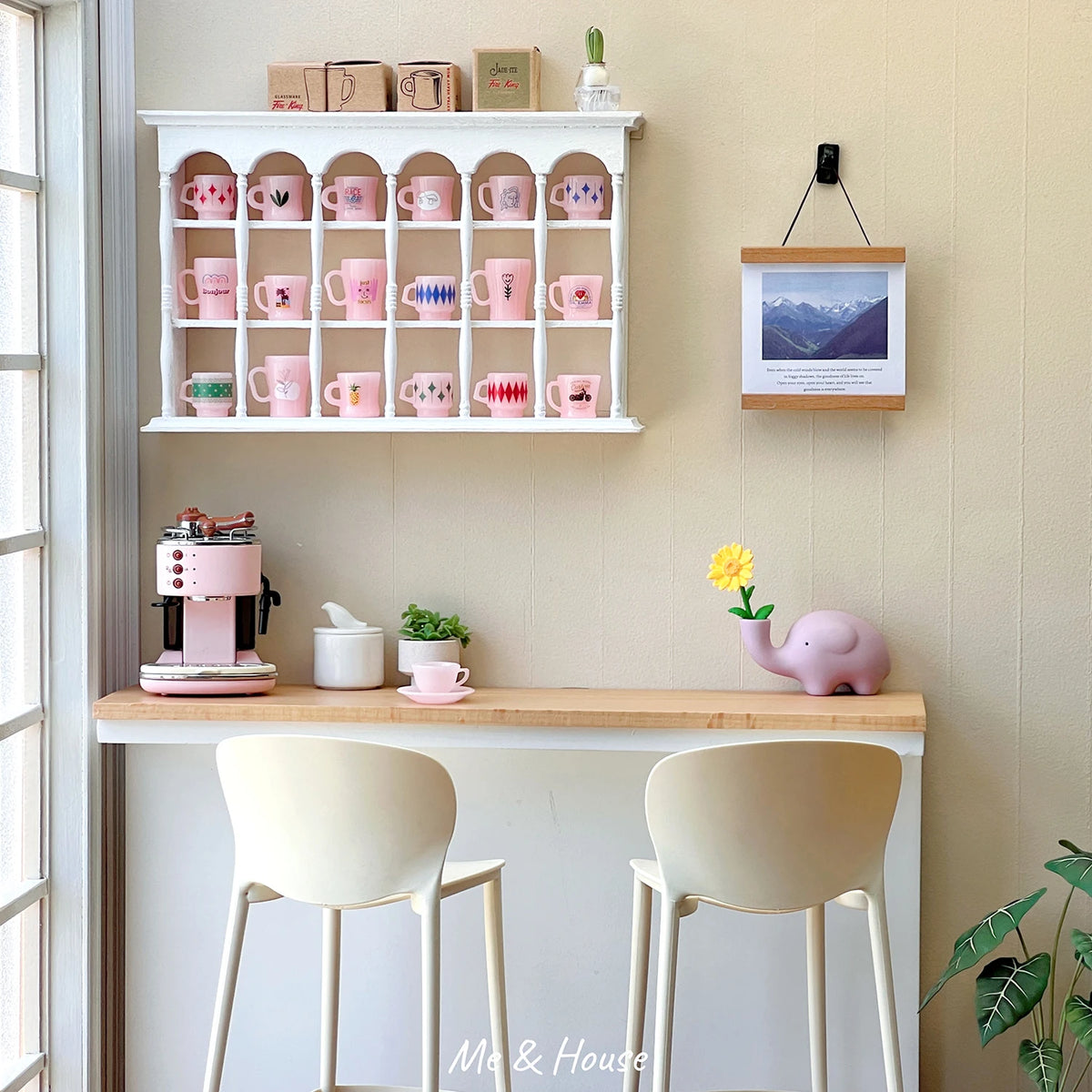 1/6 Scale Dollhouse Miniature Furniture Wooden Shelf Cabinet