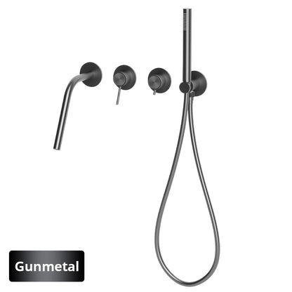 Shower Faucet Concealed Box Hand Shower Long Nose