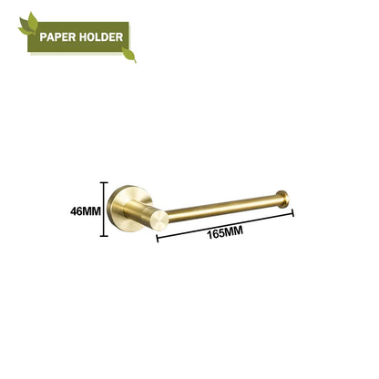 Brushed Gold Wall Mount Shelf Toilet Bath Hardware