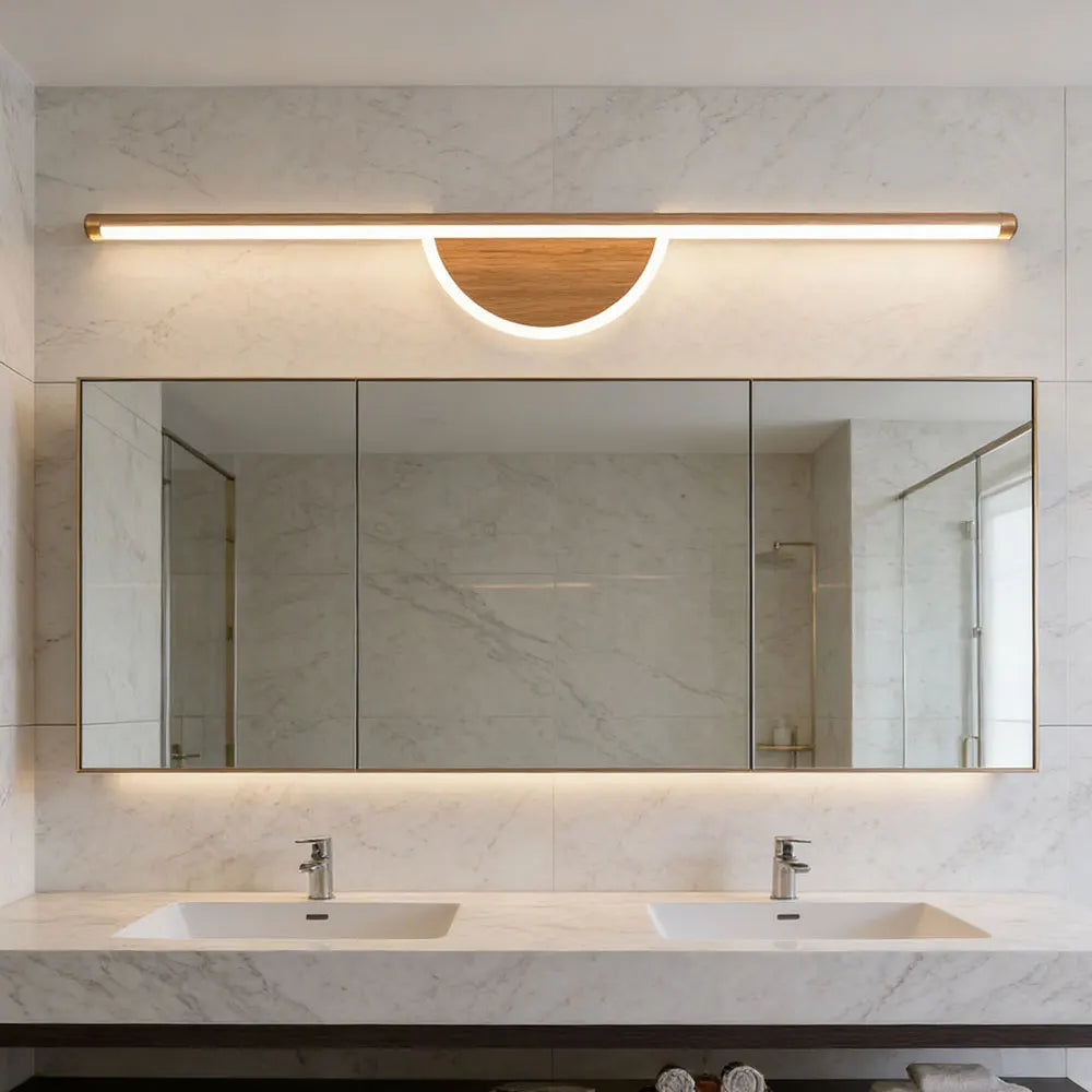 Modern Led Wall Lamp Bathroom Mirror Line Sconce