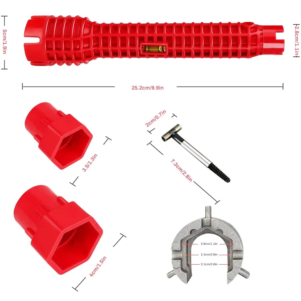 Sink Faucet Wrench Plumbing Repair 14 In Anti-Slip