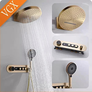 Vgx Thermostatic Shower System Luxury Concealed Bathroom Shower