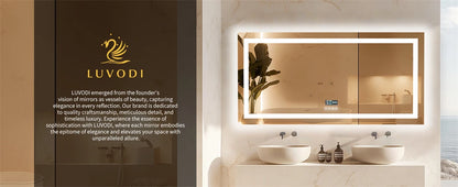 Xxl Bathroom Mirror Smart Led Vanity Mirror Wall