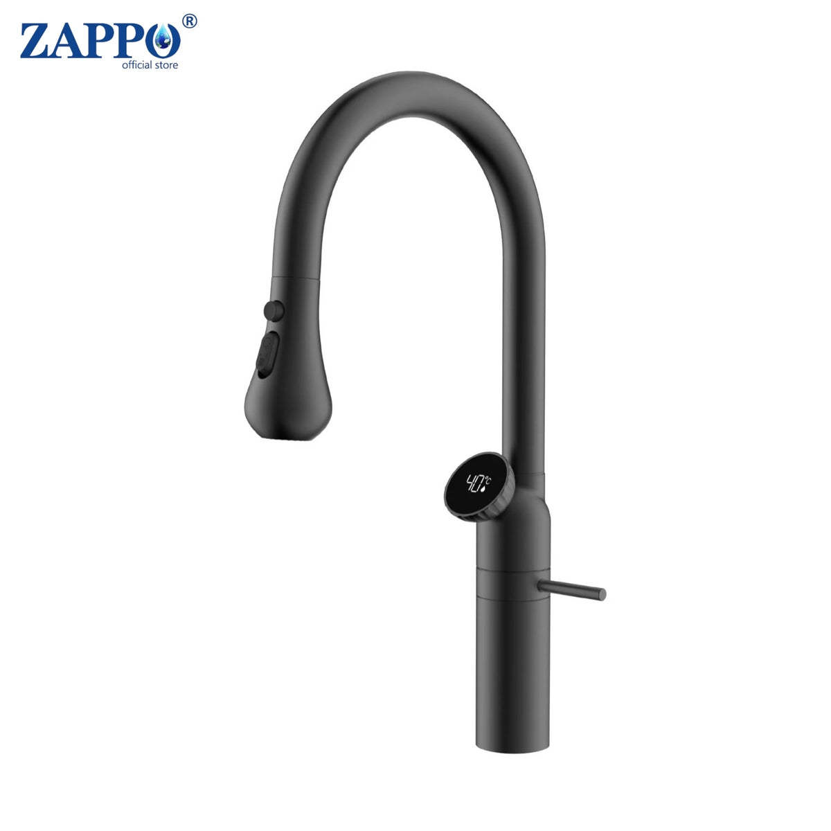 Zappo Modes Faucet Rose Gold 360 Swivel Pull