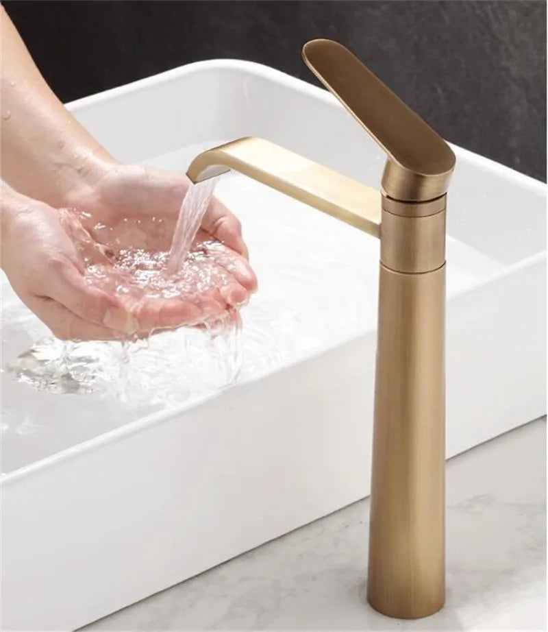 Basin Faucets Antique Bronze Bathroom Faucet & Cold