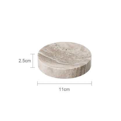 Travertino Grigio Bathroom Antique Natural Marble Soap Dispenser