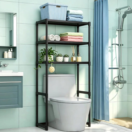 Tier Over Toilet Shelf Freestanding Bathroom Shelves Over