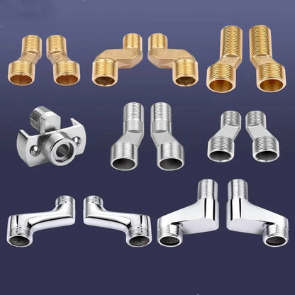 2pcs Solid Brass Wall Mounted Replacement Angle Valve