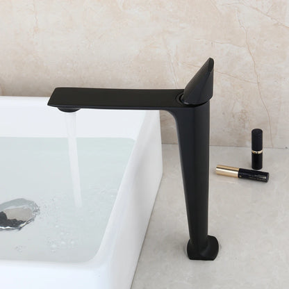 Kemaidi Rose Gold Bathroom Basin Sink Faucet Square