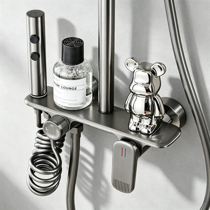 Four Ways Water Outlet Bathroom Shower System Wall