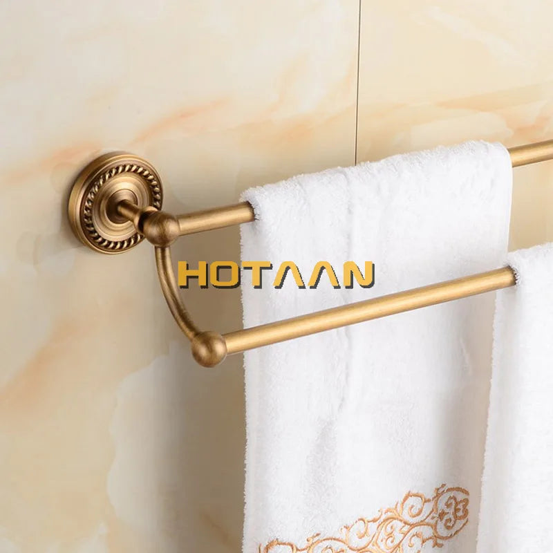 Solid Brass Bathroom Robe Hook Paper Holder Towel
