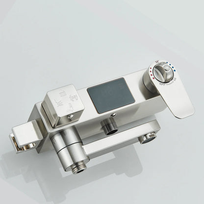 Ulgksd Thermostatic Shower Faucet Full Bathroom Rainfall Mixer