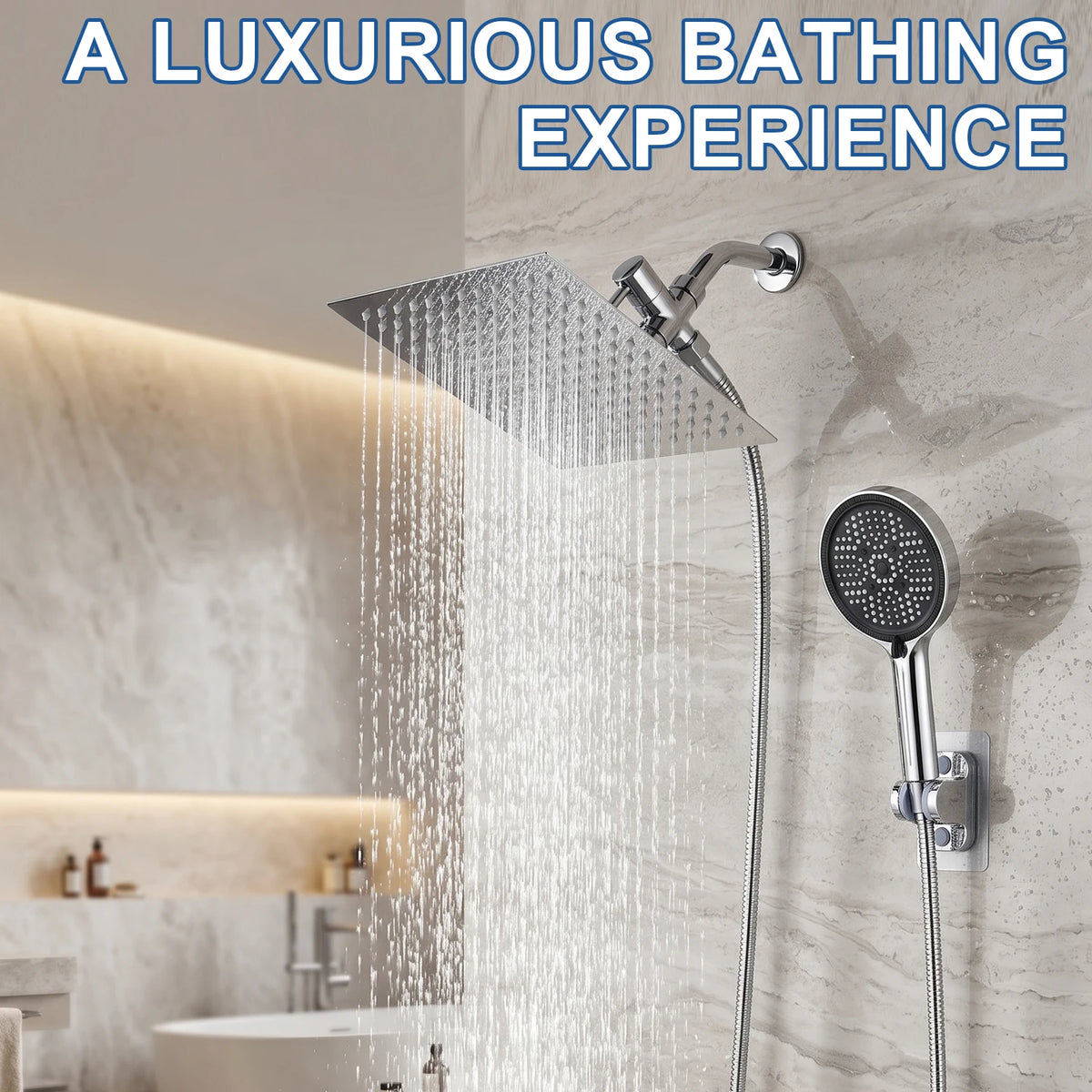 Shower Head Rain Shower Head Handheld Spray Combo