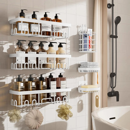 Pack Shower Caddy Organizer Rack Shelf Inside Shower