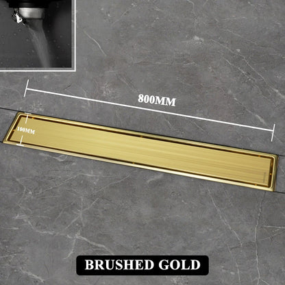 304 Stainless Steel Bathroom Drain Brushed Rose Gold