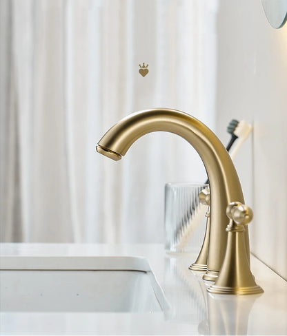 Nordic Style Basin Faucet Holes Bathroom Sink Faucet