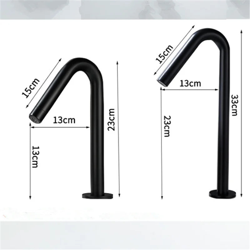 Tuqiu Smart Touch Bathrooomfaucet Gold Automatic Sensor Basin
