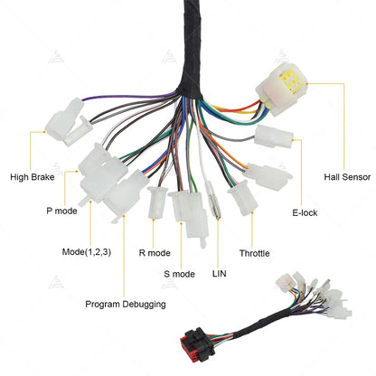 Votol Controller Programmable Em200-2sp 72v 600a Can Controller