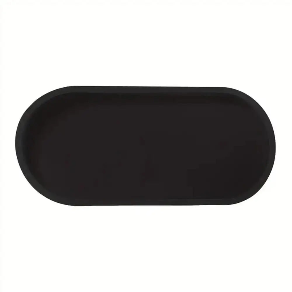 1pc Bathroom Vanity Silicone Tray Rectangular Dish Soap