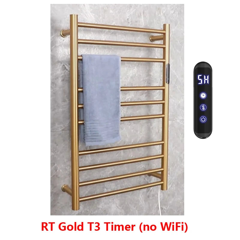 Electric Towel Rack 304 Stainless Steel Temperature&Time Control