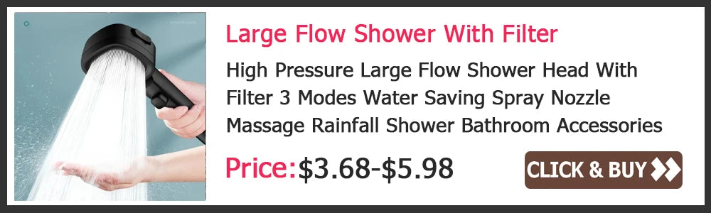 Rainfall High Pressure Shower Head 12/10/8 Inch Stainless