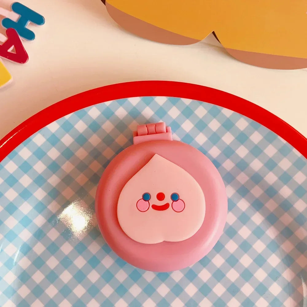 1pcs Mini Cute Folding Air Comb Mirror Compact