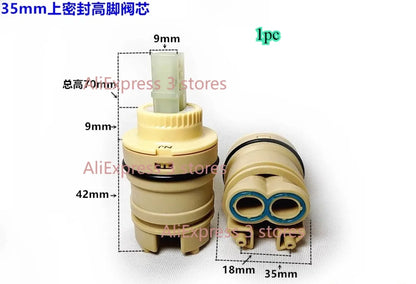 1pcs 28mm/35mm/40mm Water Mixer Tap Faucet Cartridge Ceramic