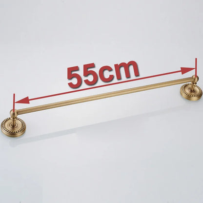Solid Brass Bathroom Robe Hook Paper Holder Towel