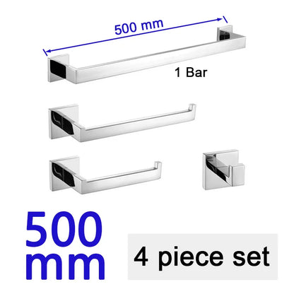 Stainless Steel Bathroom Hardware Mirror Chrome Polished Towel