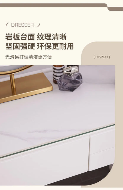 White Modern Vanity Table Living Room Makeup Vanity